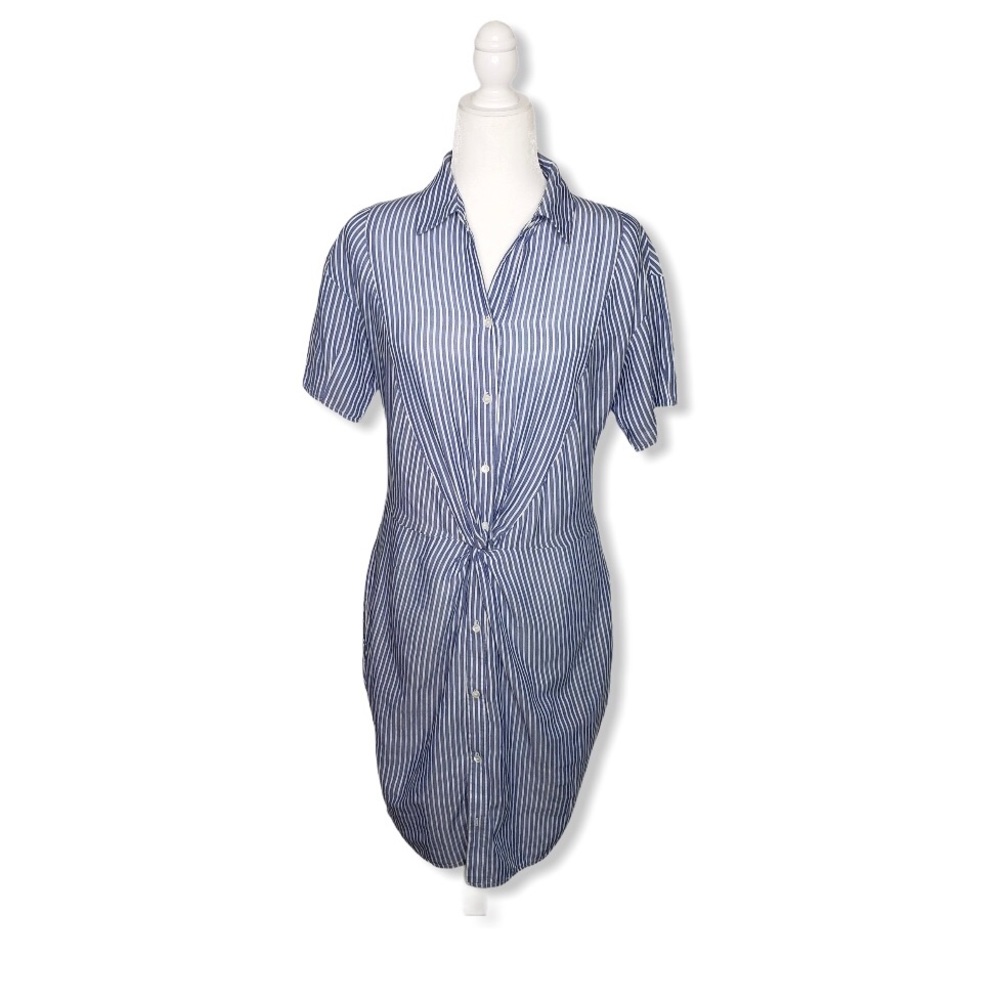 Vince. Striped Twist Front Dress size 10